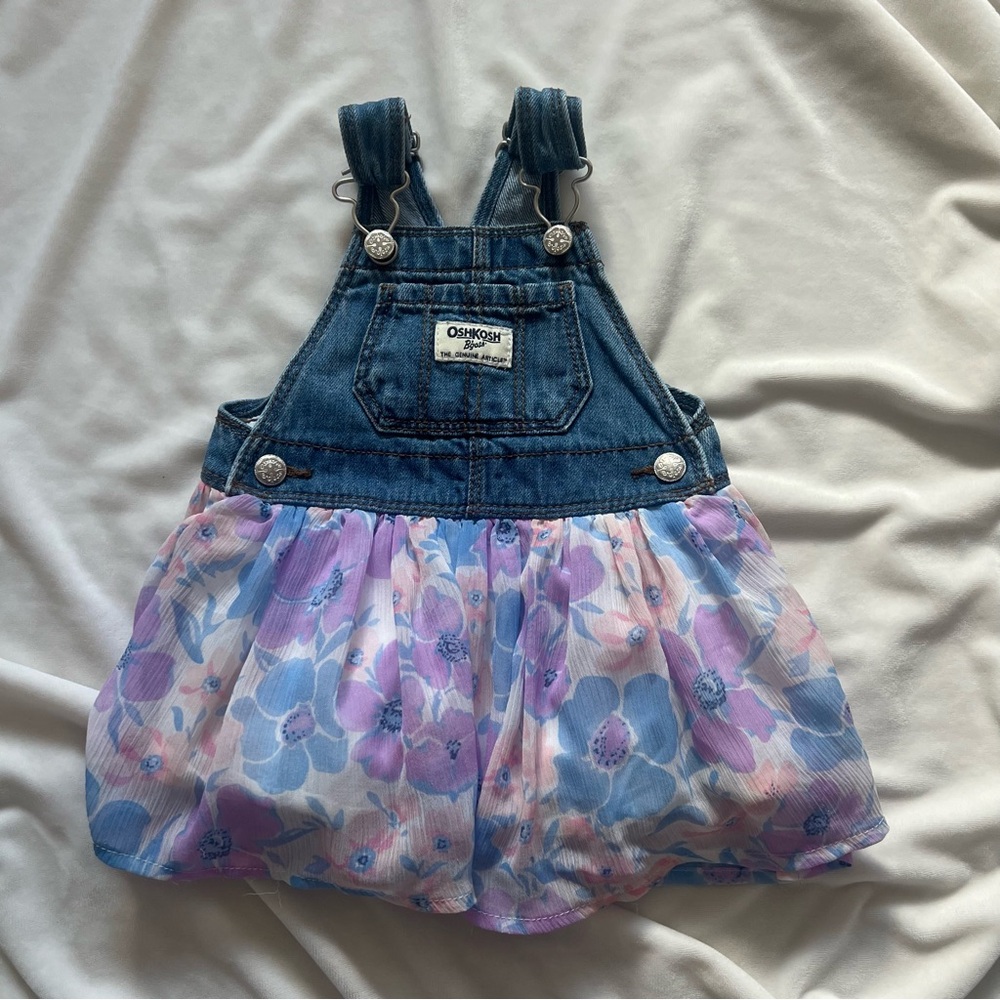 OshKosh B'gosh Denim and Floral Skirtall